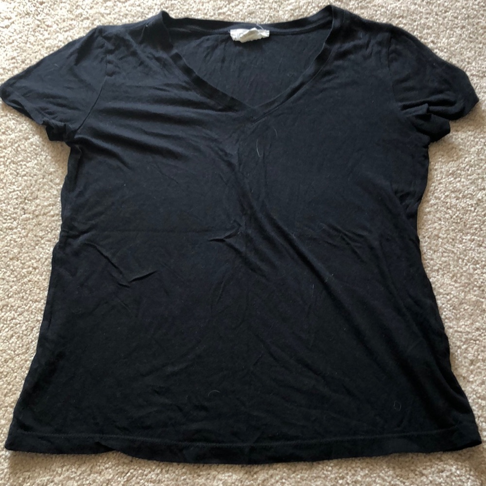Basic Plain Black Tshirt